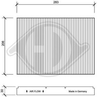 Diederichs Innenraumfilter Aktivkohlefilter FüR VW Golf IV 1J1 DCI1005-1