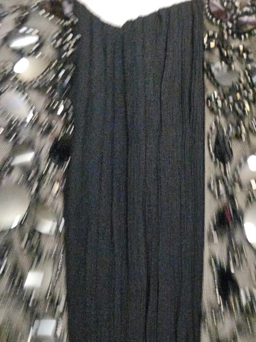 Corsetto top in seta LA PERLA Wow con tazze e cristalli neri ~ Nuovo con etichette taglia ""L""/IT 44 - Foto 12 di 22