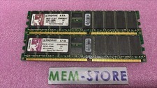 KVR400D8R3A/1G 2GB 2x1GB DDR 400MHz PC3200 2Rx8 ECC RDIMM 184-pin Memory RAM