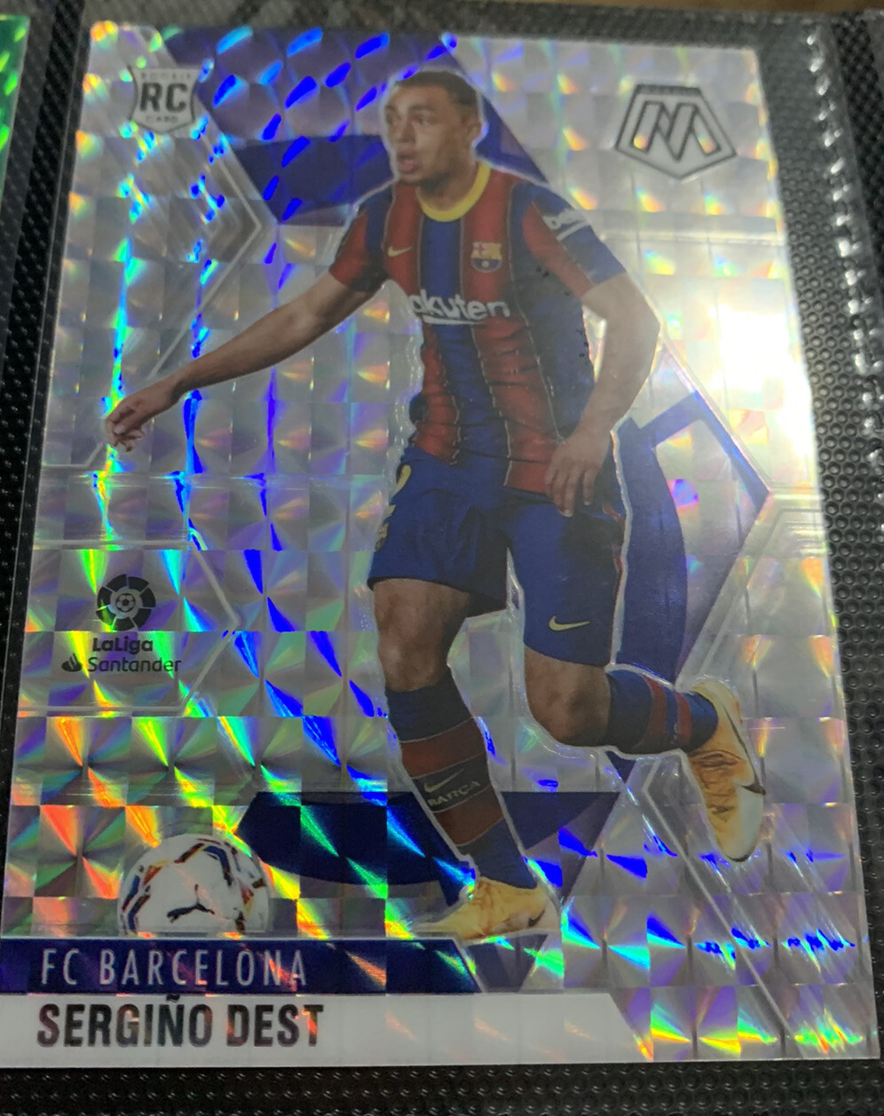 Sergino Dest 2020 Panini Mosaic La Liga #58 Silver Prizm RC Rookie WC0831BP