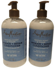 2 Pack SheaMoisture Manuka Honey & Yogurt Conditioner 13oz Repair Curly Hair New
