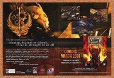 2000 Fallout Tactics PC Original Advertisement / Retro Wall Art v6