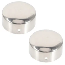 2 Pcs Stair Railing End Cap Handrail Tube Accessories Plugs