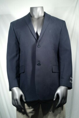 New w Tags Vitto Italy Blazer Sport Coat Super 150's  Grey Wool Men's Sz 46 R