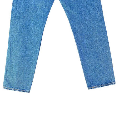 Levis Premium Wedgie Straight Jeans Womens 24 Blue Big E High Ankle Cropped NEW - Picture 6 of 11