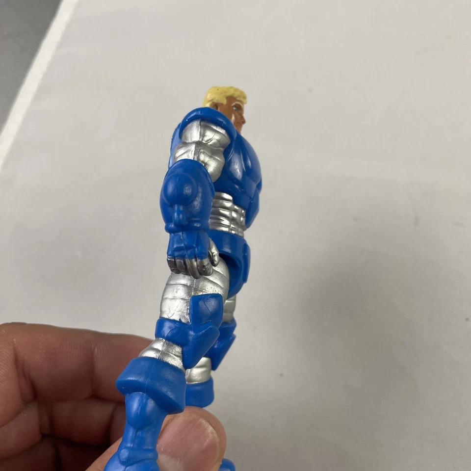 Figura de acción Godzilla Force Master Sergeant Blue Trendmaster Toy 1994 de colección Foto 3 de 4