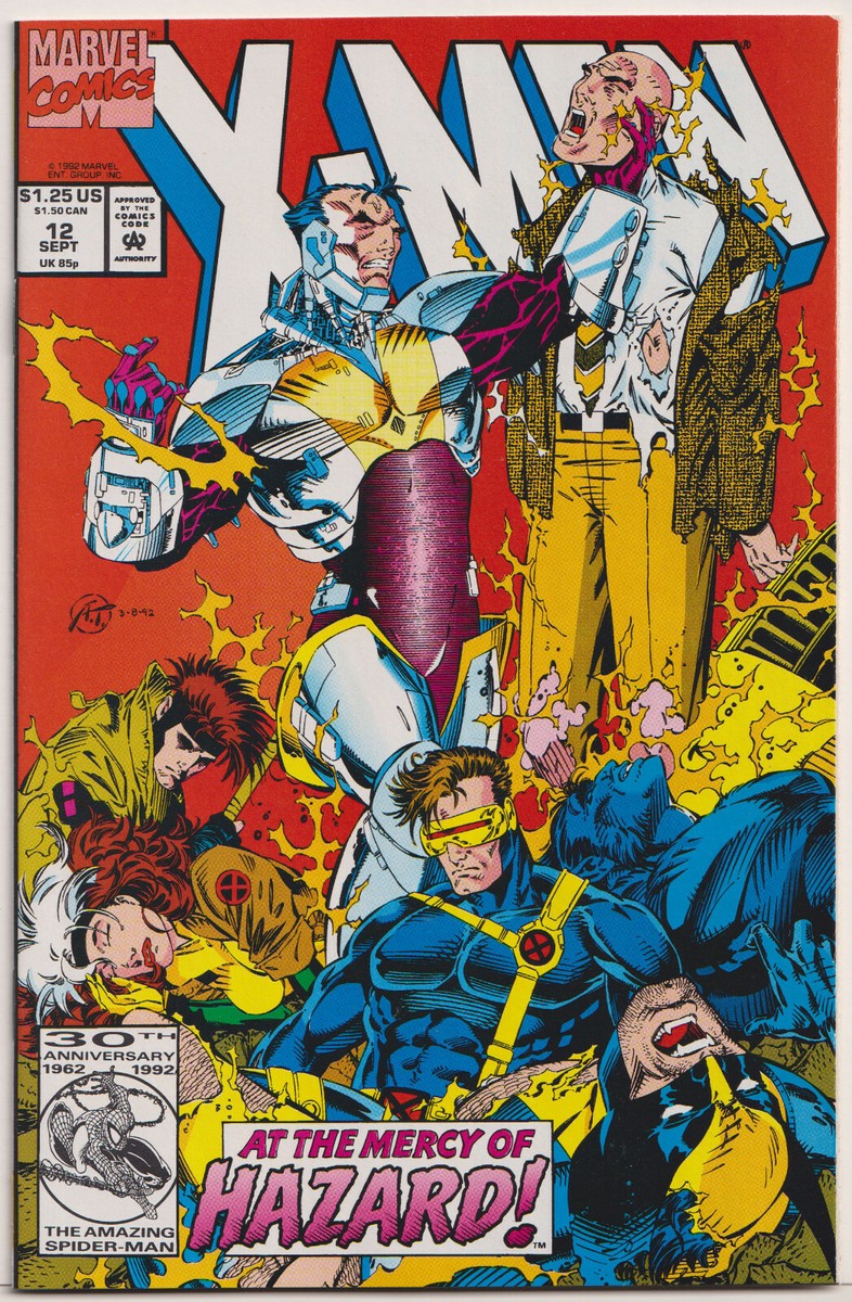 X-Men 12 VF/NM 9.0 Marvel 1992 Hazard Art Thibert | eBay