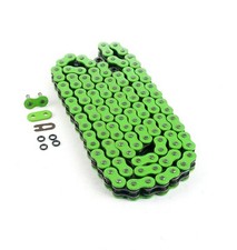 Kawasaki KX250 & KX250X, 2018-2024, 520-114, Green O-Ring Drive Chain - KX 250