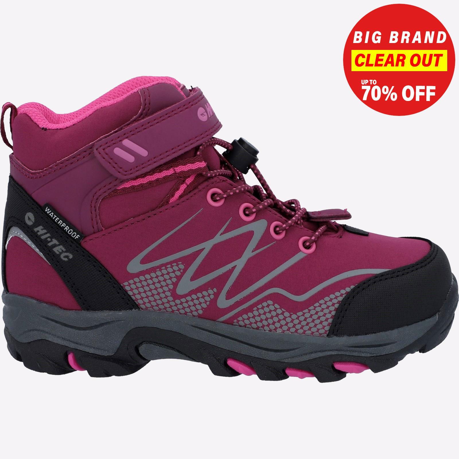 Hi-Tec Blackout Junior Niñas Impermeable Exteriores Botas de Montaña Violeta