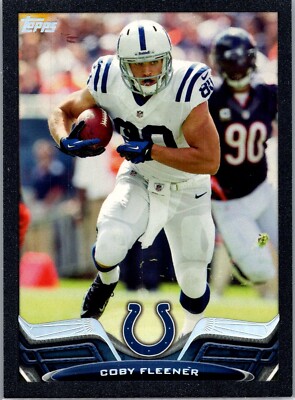 2013 Topps COBY FLEENER BLACK BORDER PARALLEL #207 COLTS /58