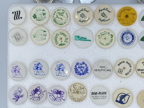 Golf Ball Markers Lot Divots Tees Misc - Picture 4 of 11