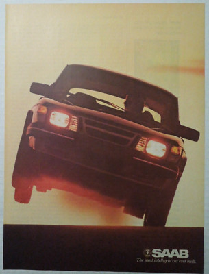 1984 SAAB Magazine Ad - The Most Intelligent Car Ever Built