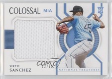 2021 Panini National Treasures Colossal Materials 12/99 Sixto Sanchez 0u5r
