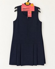 M&S Girls Navy School Pinafore Dress Age 11 to 12 Years New With Tags