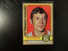 1972-73 OPC #15 Jim Rutherford Rookie Card NM/M. rookie card picture