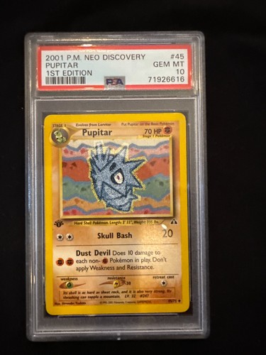 Pupitar (1st Edition) graded PSA 10 for sale on eBay