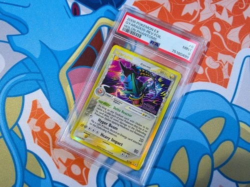 Gyarados - 2006 Pokemon EX Holon Phantoms 8/110 Reverse Foil Stamped - PSA 9