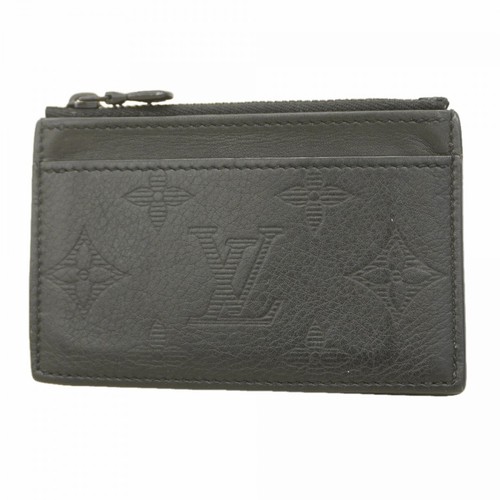 Louis Vuitton Monogram Shadow Coin Card Holder M82245 Black 310815