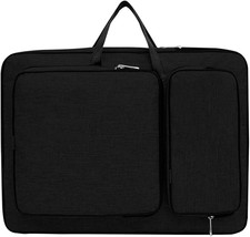 Portable A3 Artist Portfolio Case & Waterproof Art Backpack with Shoulder Strap