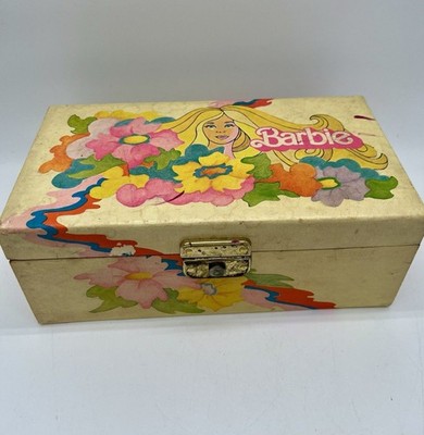 Vintage Durham Industries Mattel Barbie Wind Up Music Jewelry Box Vtg 1976 Read
