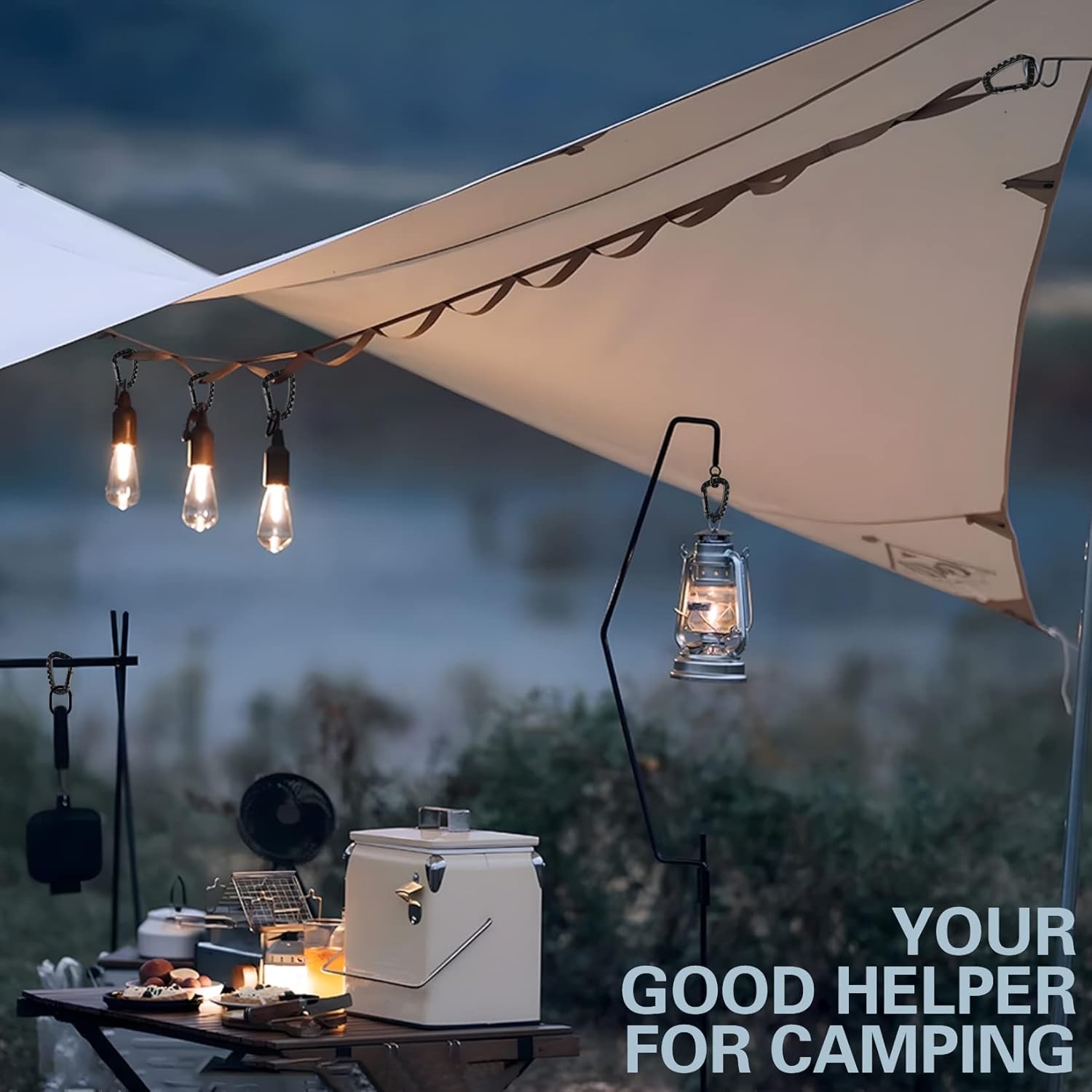 16 Pack Tactical Carabiners Keychain D Rings Spring Snap Gear Black, Black 