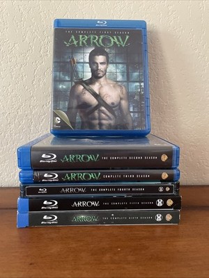 Arrow DC Complete Seasons 1 2 3 4 5 6 Blue-Ray Collection Lot Of 6