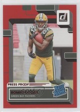 2022 Panini Donruss Rated Rookie Press Proof Red Romeo Doubs #335 07i7
