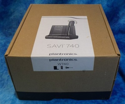 Plantronics W740 Savi 3in1 Convertible Wireless Headset Uc Dect 6.0 Na 83542-01