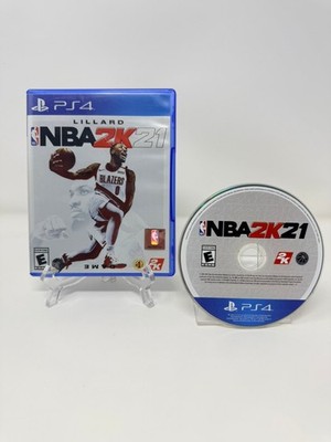 NBA 2K21 PS4 PlayStation 4 Video Game Basketball Sports Lillard CIB Tested