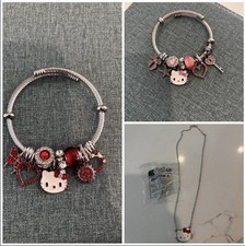 Hello Kitty bracelets and necklace lot new 