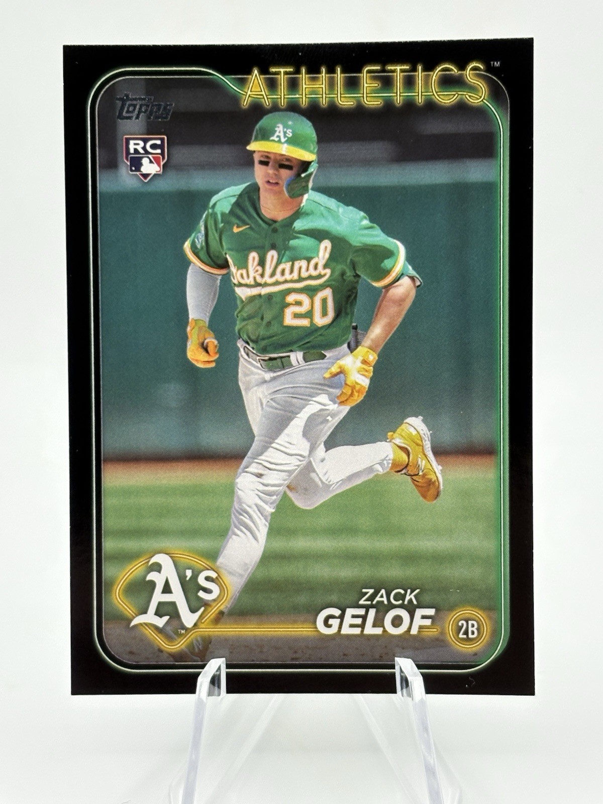 2024 Topps Series 1 - Zack Gelof #166 Black /73 (RC)