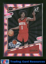 2021-22 Donruss #2 Jalen Green The Rookies Holo Pink Laser