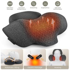3In1 Neck Massager Pillow With Vibration Heating Traction Therapy Pain Relief US