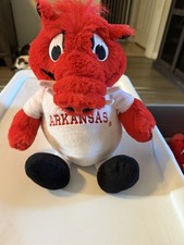 VTG Arkansas Razorbacks Big Ray Mascot Plush Bean Campus Collection W/ Tag