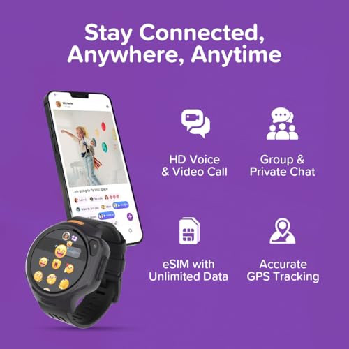 Fone R2 Kids Smartwatch with eSIM Video Calls Messaging Real-Time GPS - Picture 4 of 7