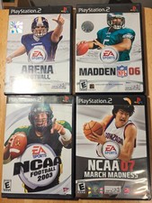 Ps2 PlayStation 2 Sports Game Lot Madden Arena Football NCAA Football &...