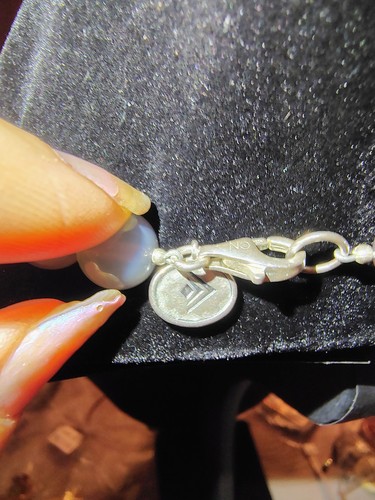 Silpada Agate & Jasper Bead Necklace w/ Druzy Quartz Drops Sterling Clasp 15.5" - Picture 8 of 17