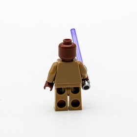 Star Wars Mace Windu Minifig Large Eyes + Purple Light Saber LEGO sw0220