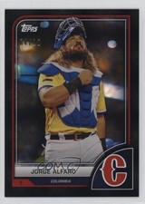 2023 Topps World Baseball Classic Black Diffractor Foil 4/10 Jorge Alfaro 0bl9