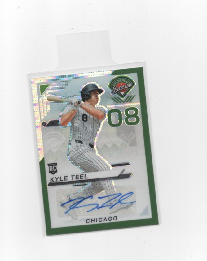 2025 Prospect Edition Green Pulsar Signature /25 #34 Kyle Teel (RC)