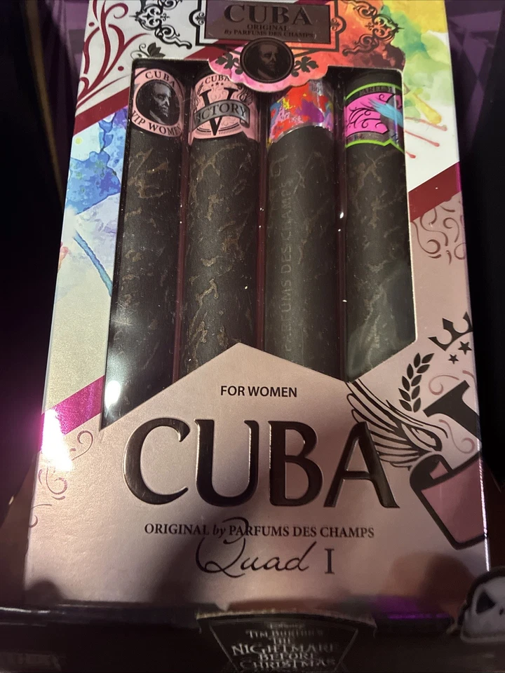 CUBA para mujer Quad 1 paquete de 4 1,17 fl oz / 35 ml, nuevo sin abrir Foto 4 de 4