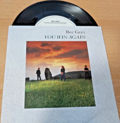 Bee Gees  --  You Win Again / Backtafunk  --  Vinyl 7'', Single  --  Top