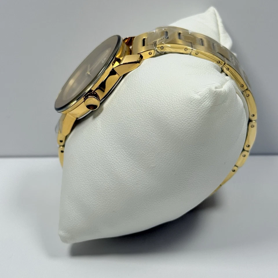 Nuevo reloj para mujer Movado audaz tono oro amarillo punto cristal 3600104 Foto 3 de 4