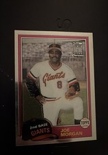 2001 Topps Traded & Rookies - 50 yr Topps Joe Morgan #T127 Chrome Retrofractor
