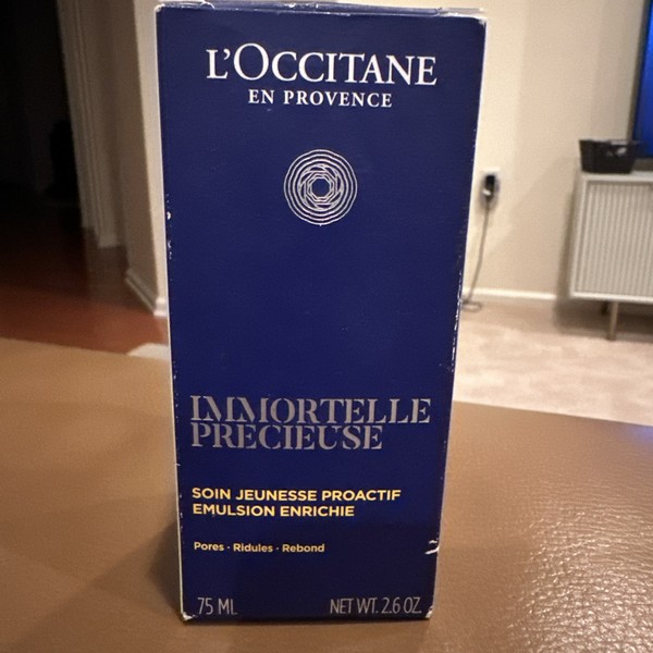 L'occitane Immortelle Preziosa Emulsione Arricchita 75Ml/2,6Oz - Nuovo Con Scatola Fresco-image