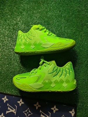 Puma Sz 5.5 GS  LaMelo Ball MB.01 Lo ''Green Gecko'' Volt 377368-07 Shoes