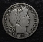 1904 S Barber Half Dollar   Lot 5100