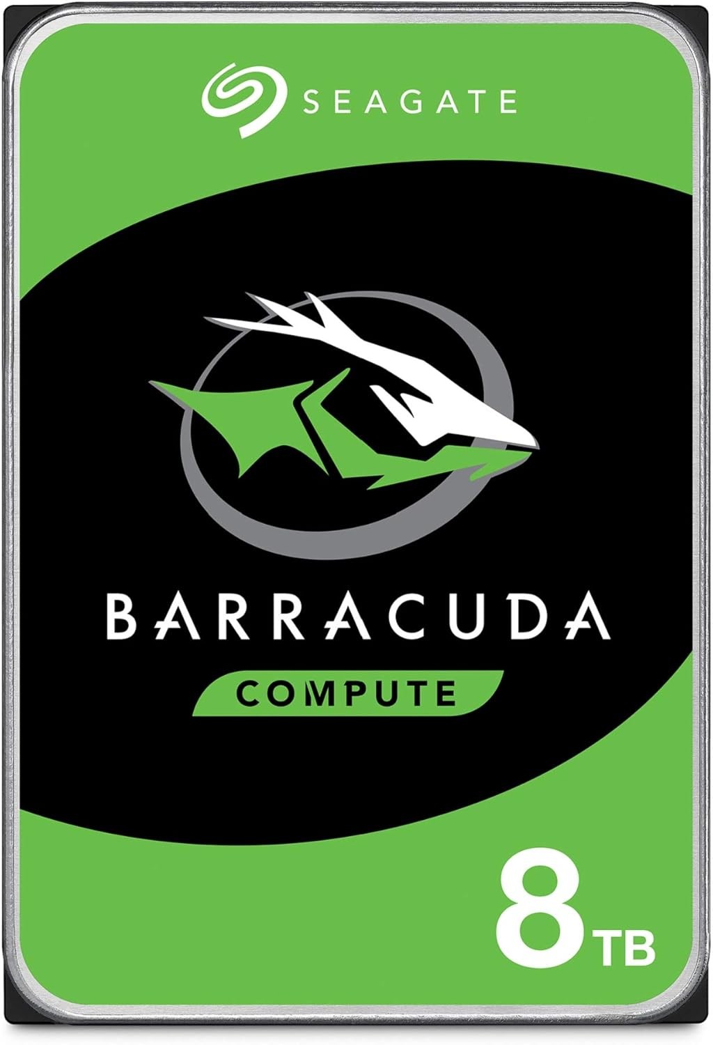 NEW Seagate BarraCuda 8TB HDD Desktop Hard Drive 3.5"" SATA 6GB/s  5400RPM 256MB