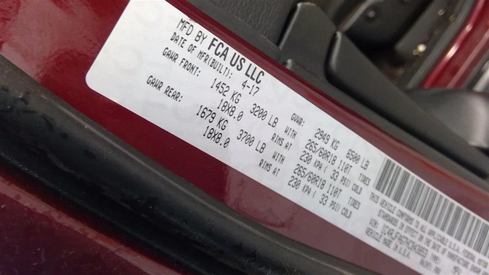 Alternador Jeep Grand Cherokee 2017 4801779AI 8862 Foto 4 de 4