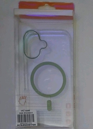 Reiko Hybrid phone case for the iPhone 17 Neon Green